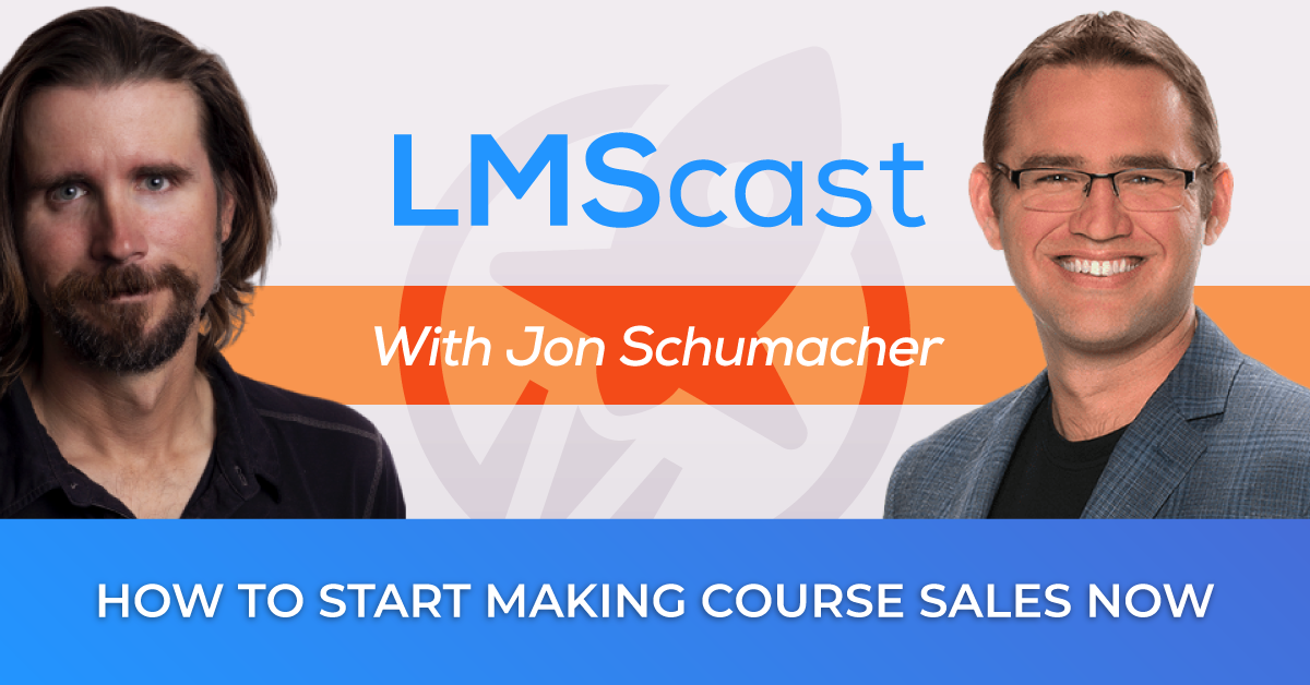 Jon Schumacher on how to start making course sales now